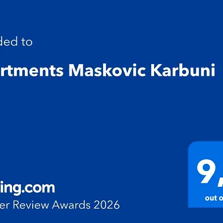Apartment Maskovic Karbuni